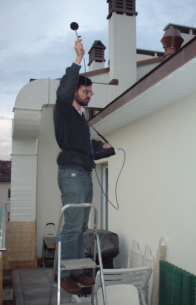 Mesures à l'émission (bruit de ventilation)