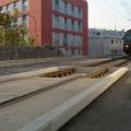 Mesures pour une installation ferroviaire (mesures des roues)